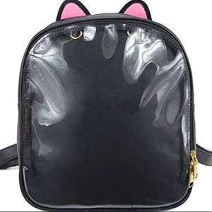 Black Cat Ita Disney Pin Collector Mini Backpack